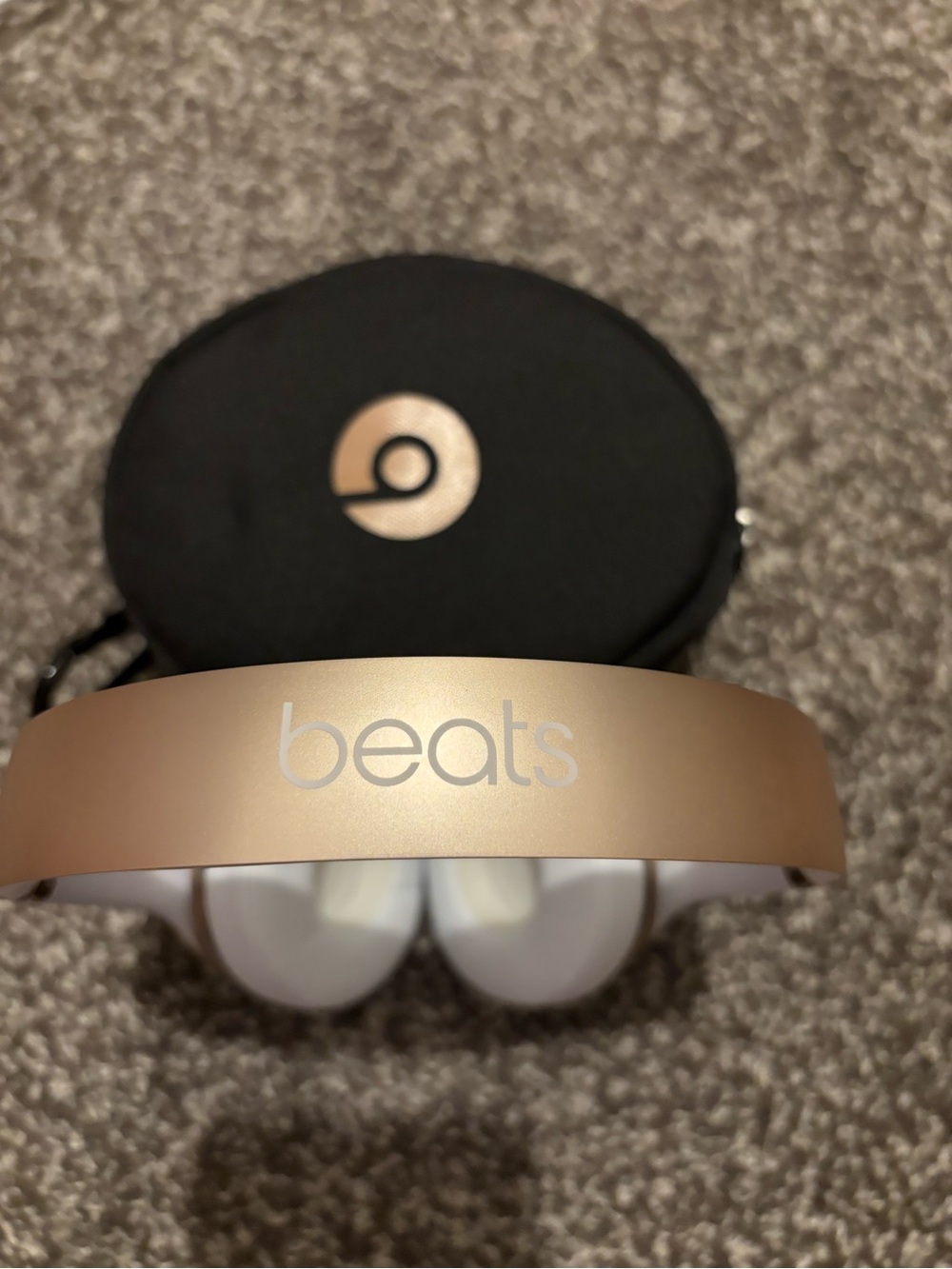 Beats by Dre On-Ear Headphones in Gold and White